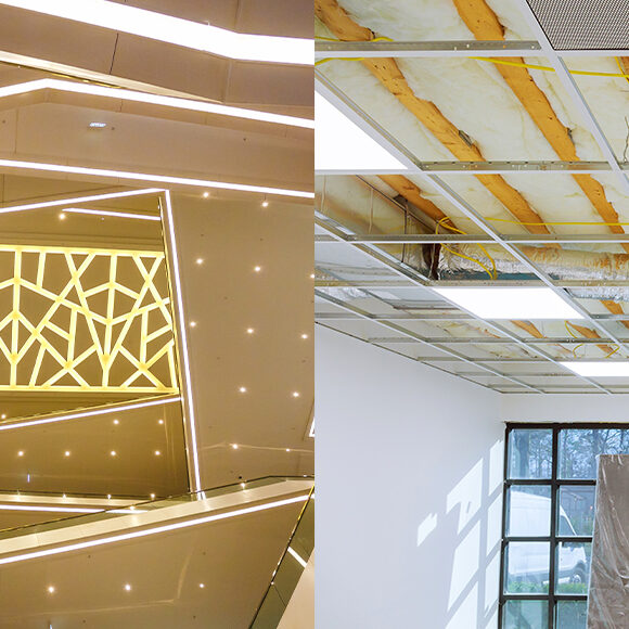 False Ceiling & Light Partitions Installation